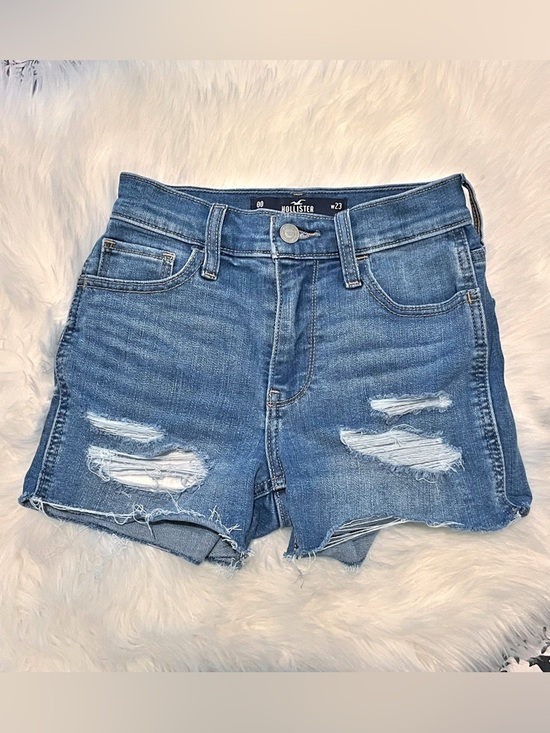 Hollister Pants - Hollister High-Rise Jean Short 3" Distressed Raw Hem Size 23 / 00